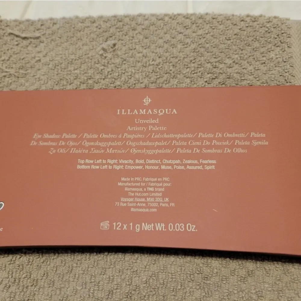 Illamasqua Eyeshadow Pallet